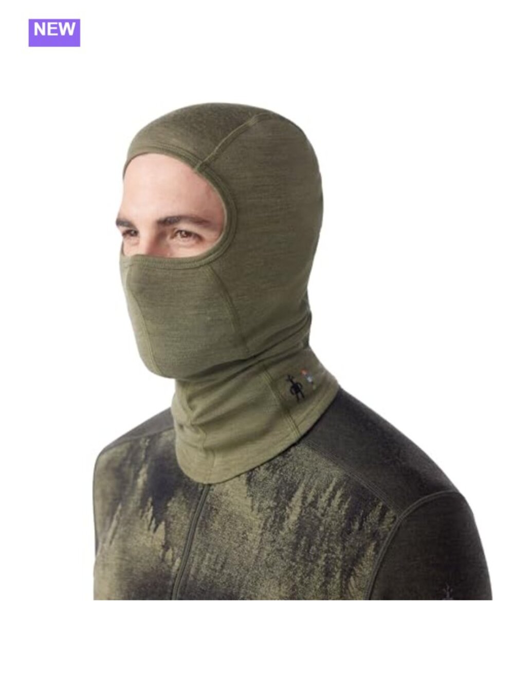 Merino Wool Balaclava Double-Layered Thermal Ski Snowboard Winter Face Mask